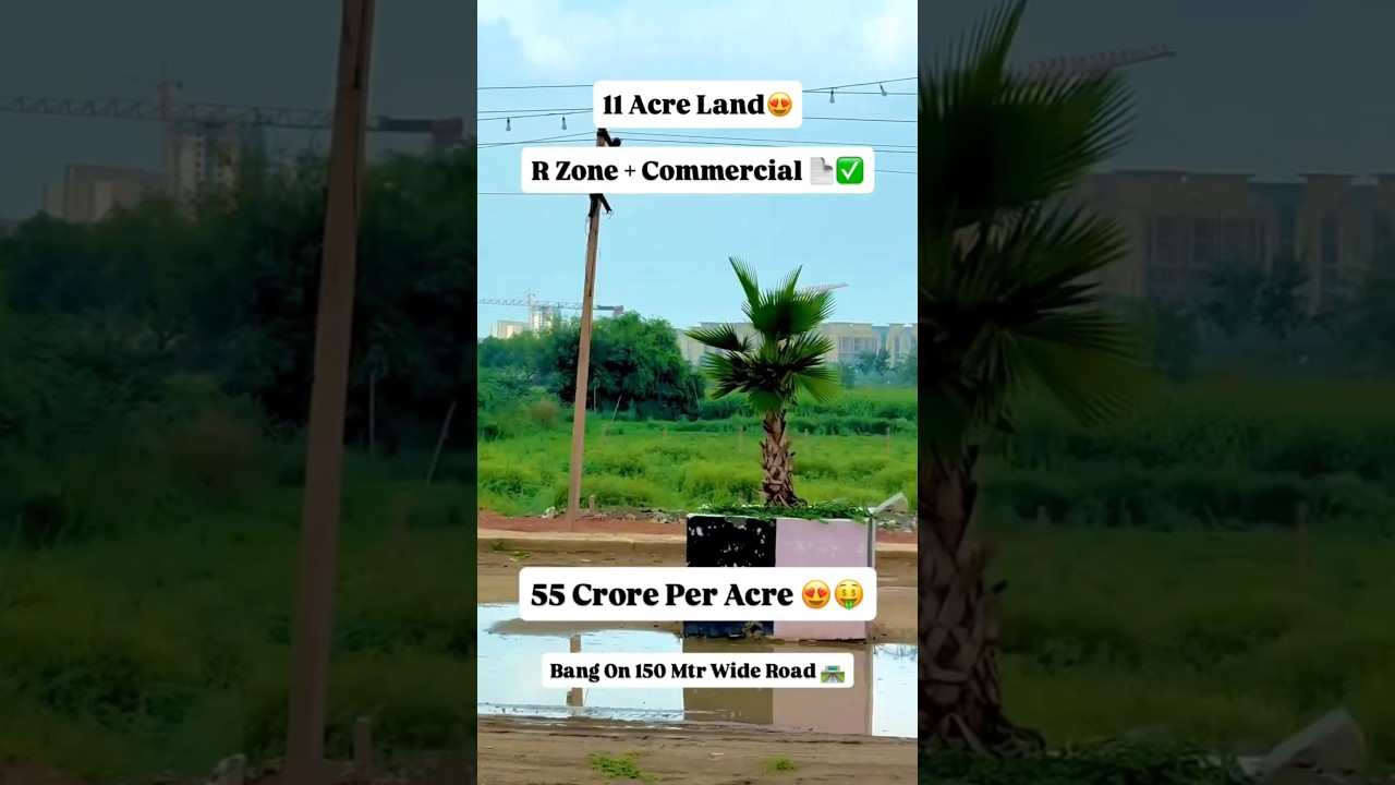 ✨11 Acre Land📍Dwarka Expressway 🛣️ #luxuryliving #viral #ytshorts #invest #rich #property #gurgaon