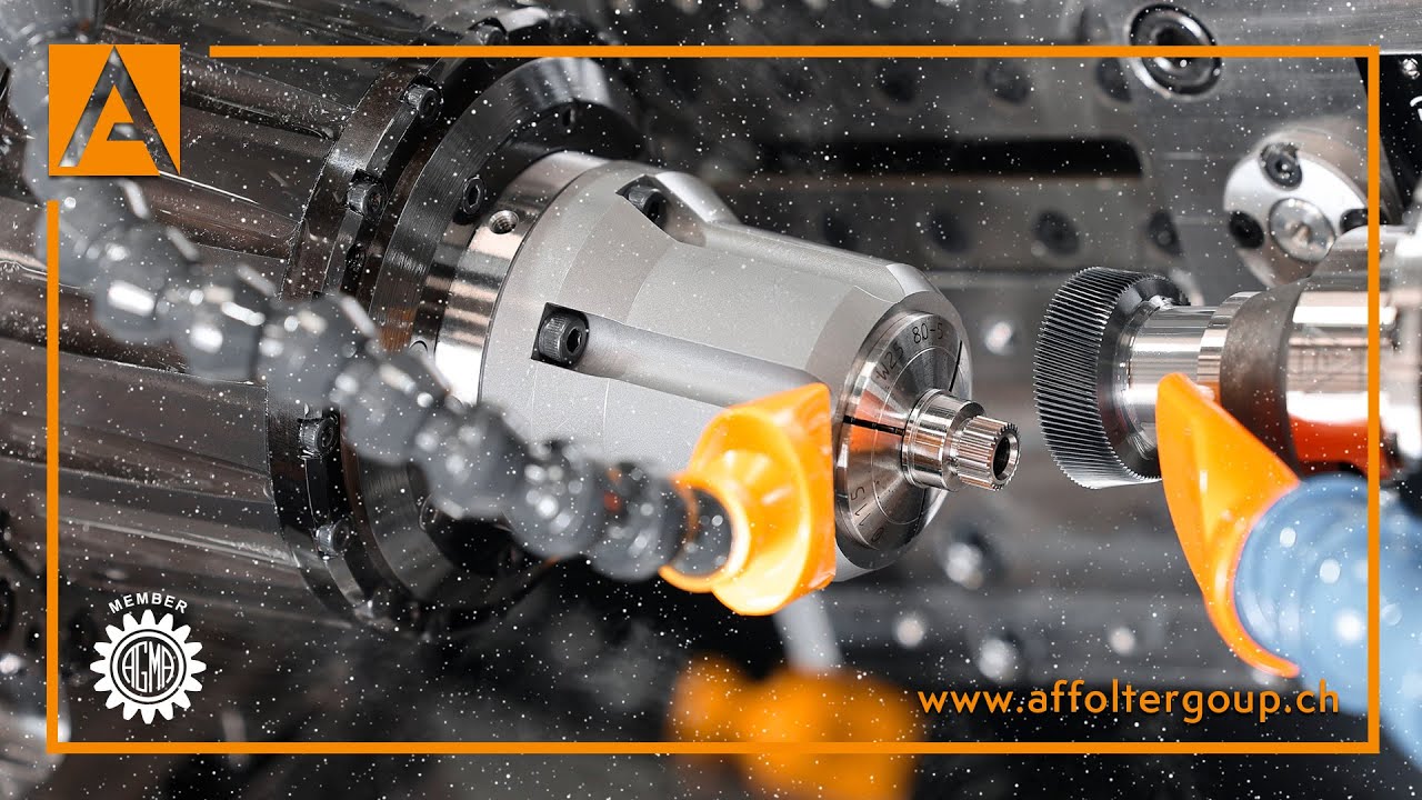 Gear Motor Shaft Ø9,6x12mm - External Power Skiving Process on Affolter CNC Gear Hobbing Machine
