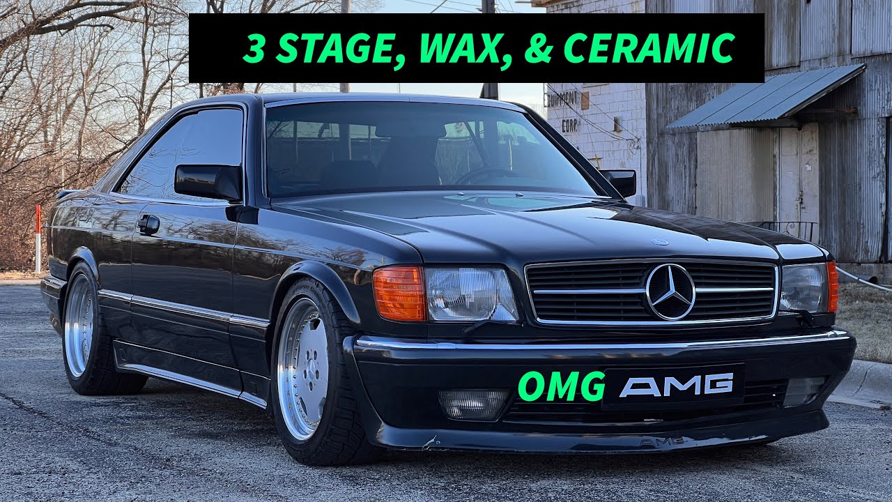 САМАЯ УДОВЛЕТВОРИТЕЛЬНАЯ КОРРЕКЦИЯ ПОКРАСКИ НА МОЕМ 560SEC AMG 1990 ГОДА!