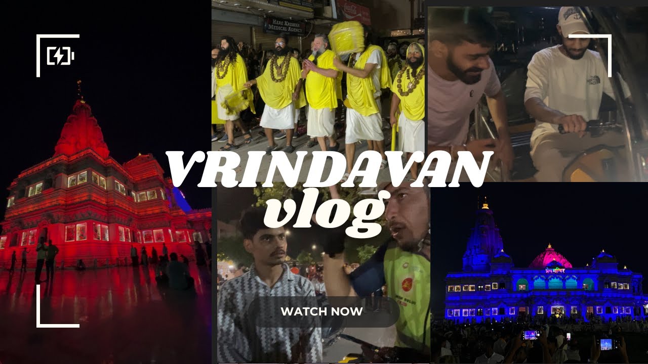 VRINDAVAN VLOG// PREMANAND MAHARAJ JI DARSHAN //