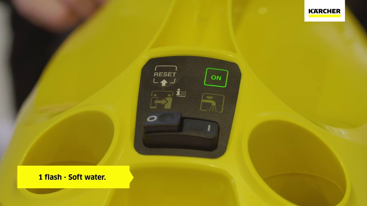 Karcher SC3 Steam Cleaner - Set The Water Hardness Level