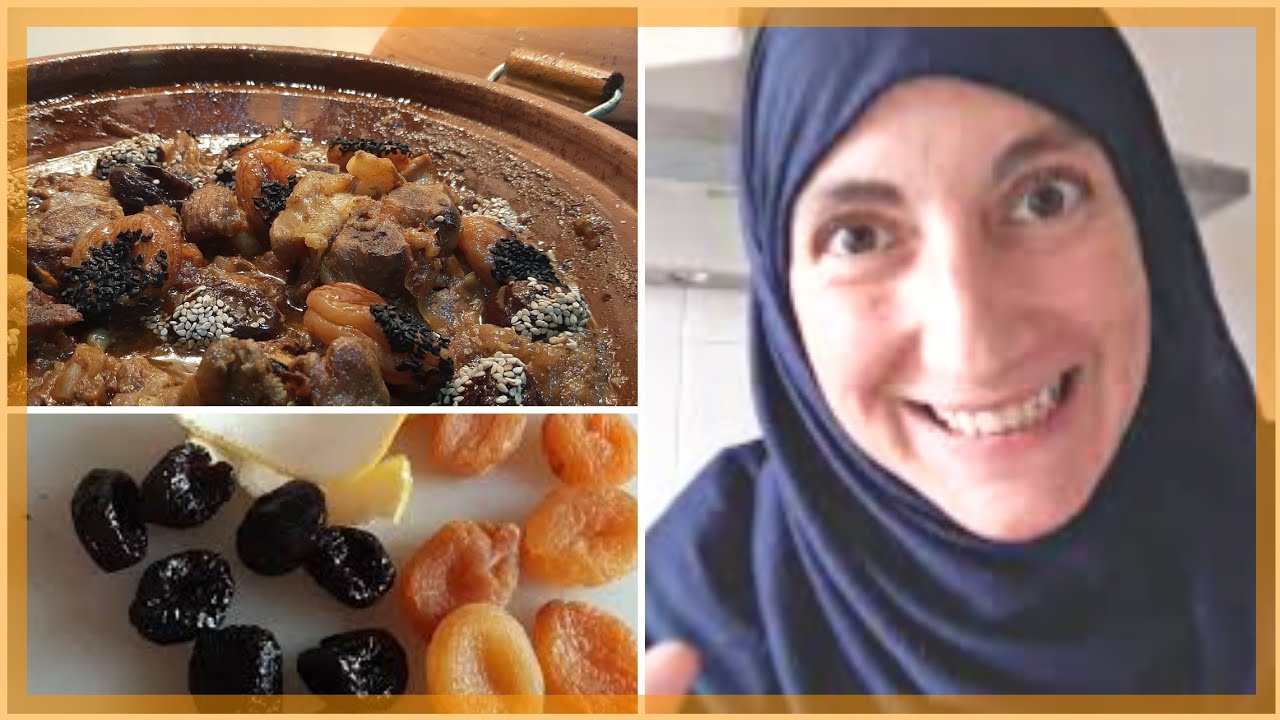 🇲🇦 Tajine marroquí de cordero con galat dassa y frutas desecadas, tajin, tayin
