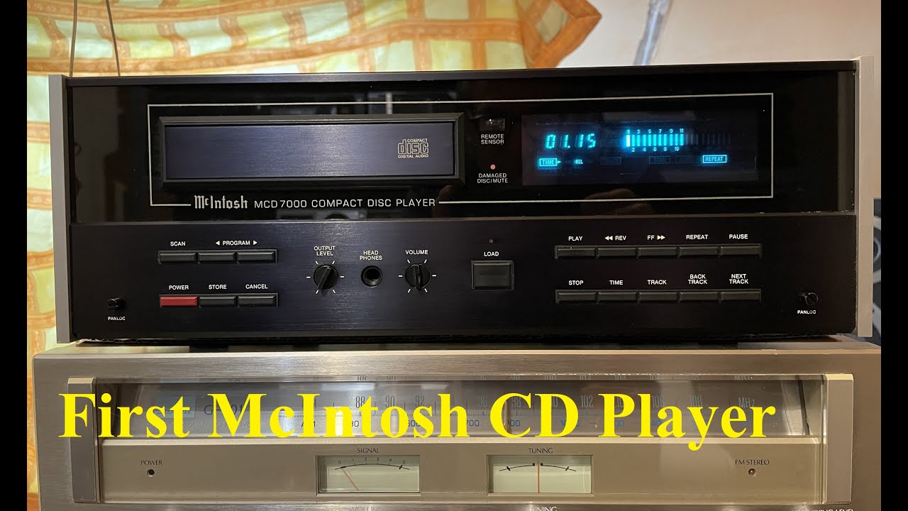 McIntosh MCD7000 (1985) + Bose 901 Serie IV (1978 - 1983) - First McIntosh CD Player !!!