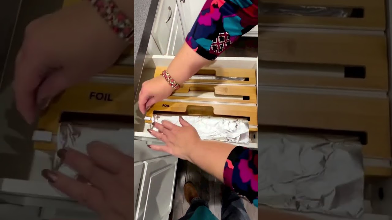 Upgrade your kitchen game with the SpaceAid Wrap Dispenser.