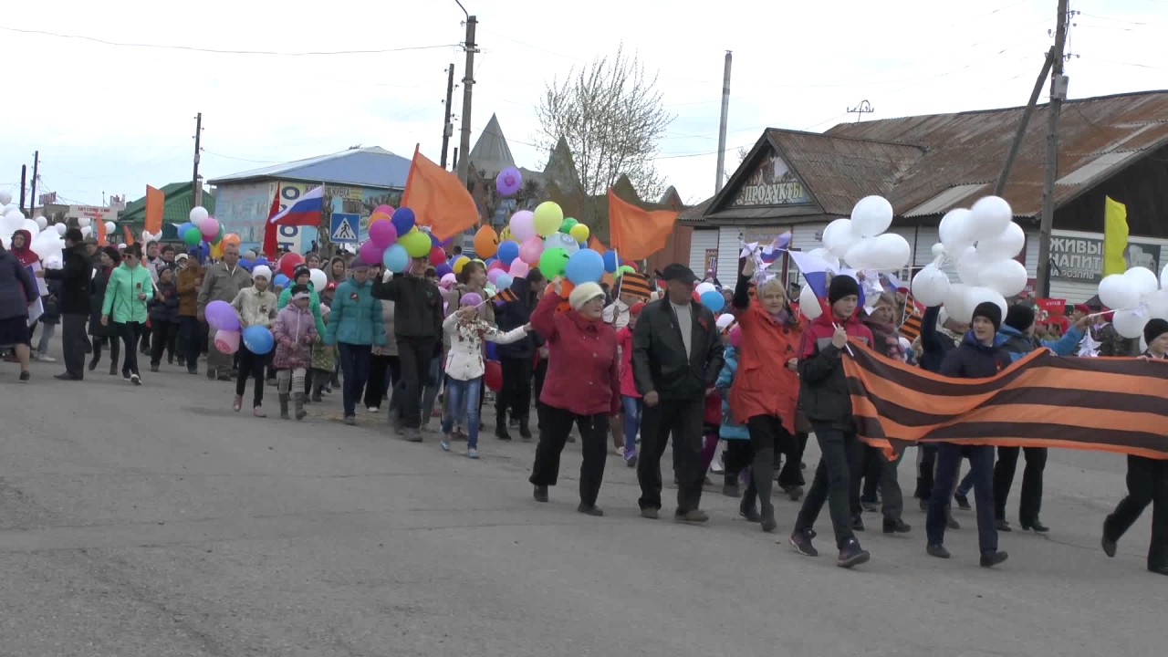 видео празднования Дня ПОБЕДЫ село Шира Хакасия