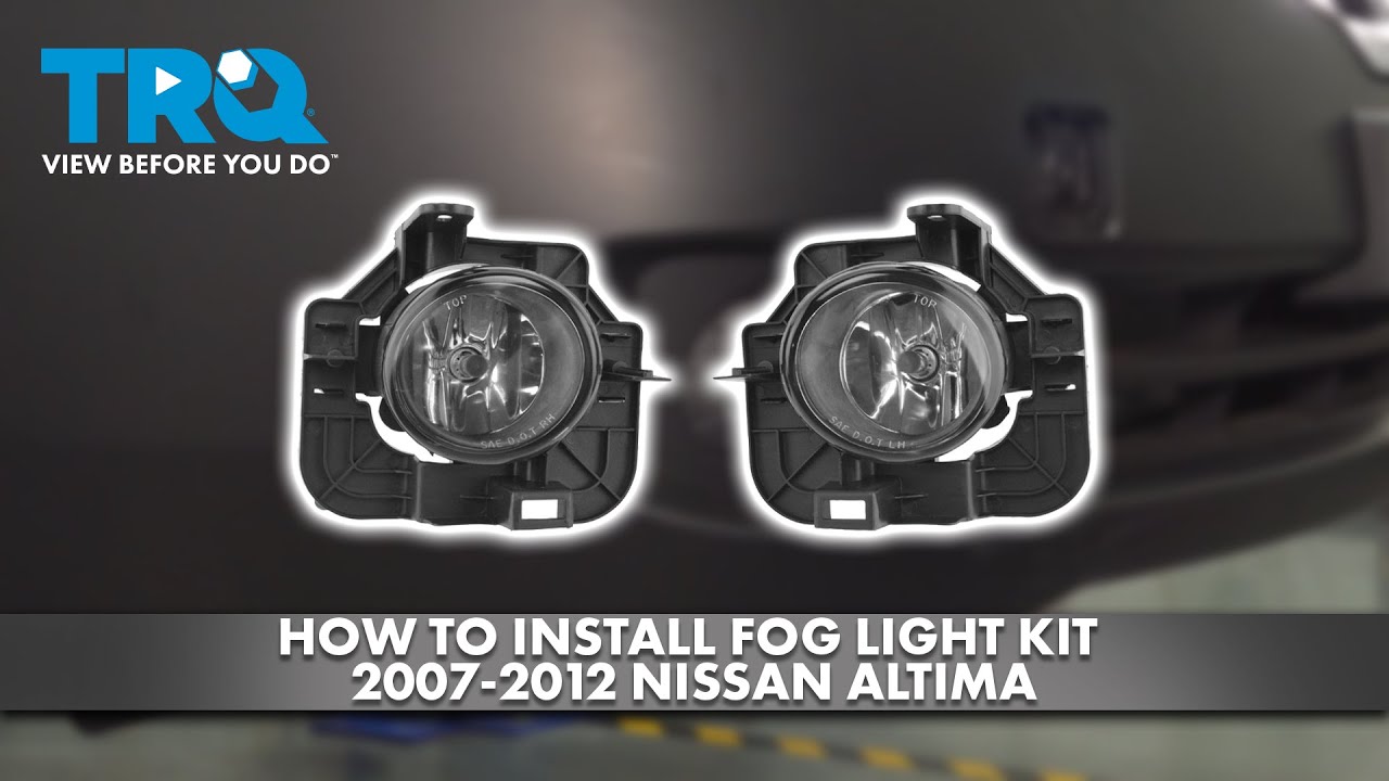 How to Install Fog Light Kit 2007-2012 Nissan Altima