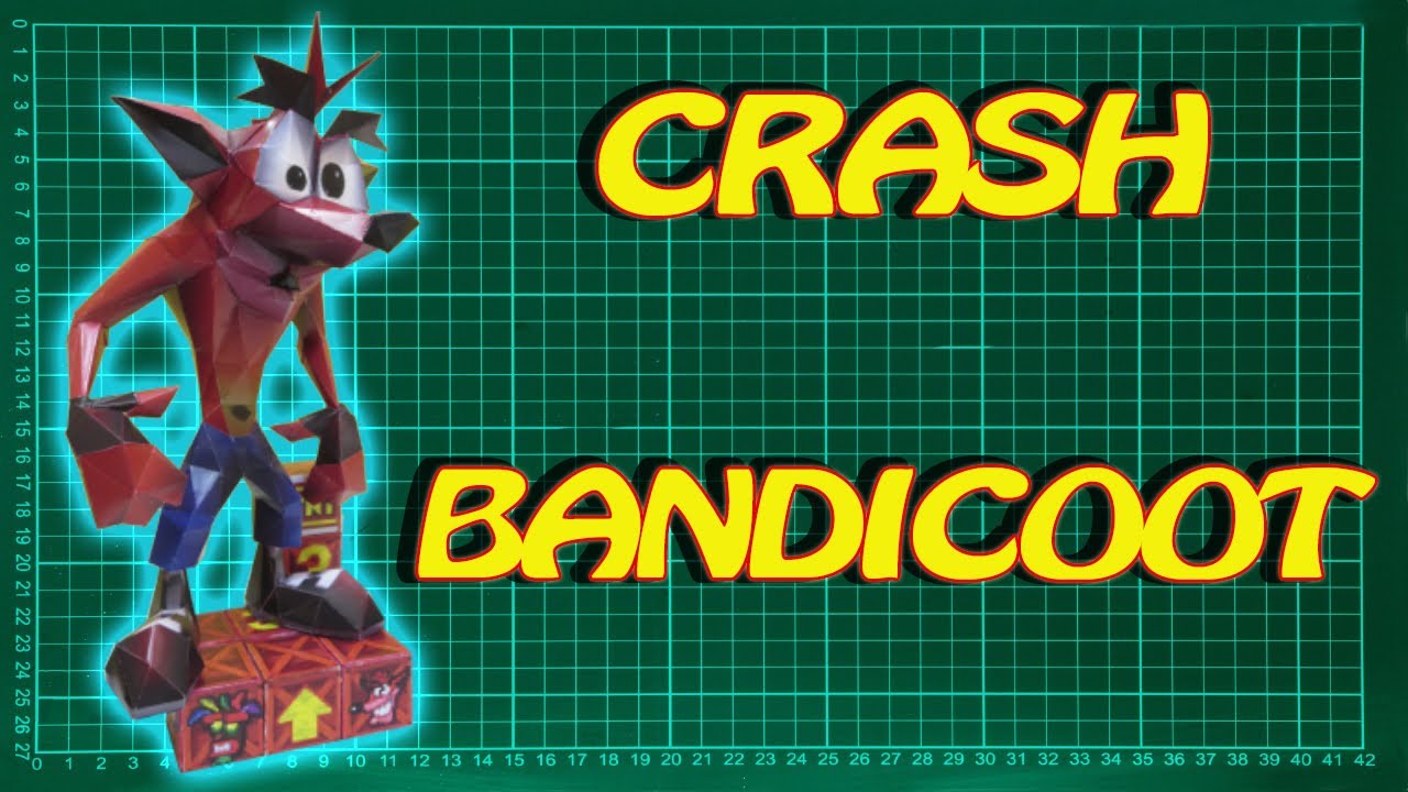 CRASH BANDICOOT - PAPERCRAFT