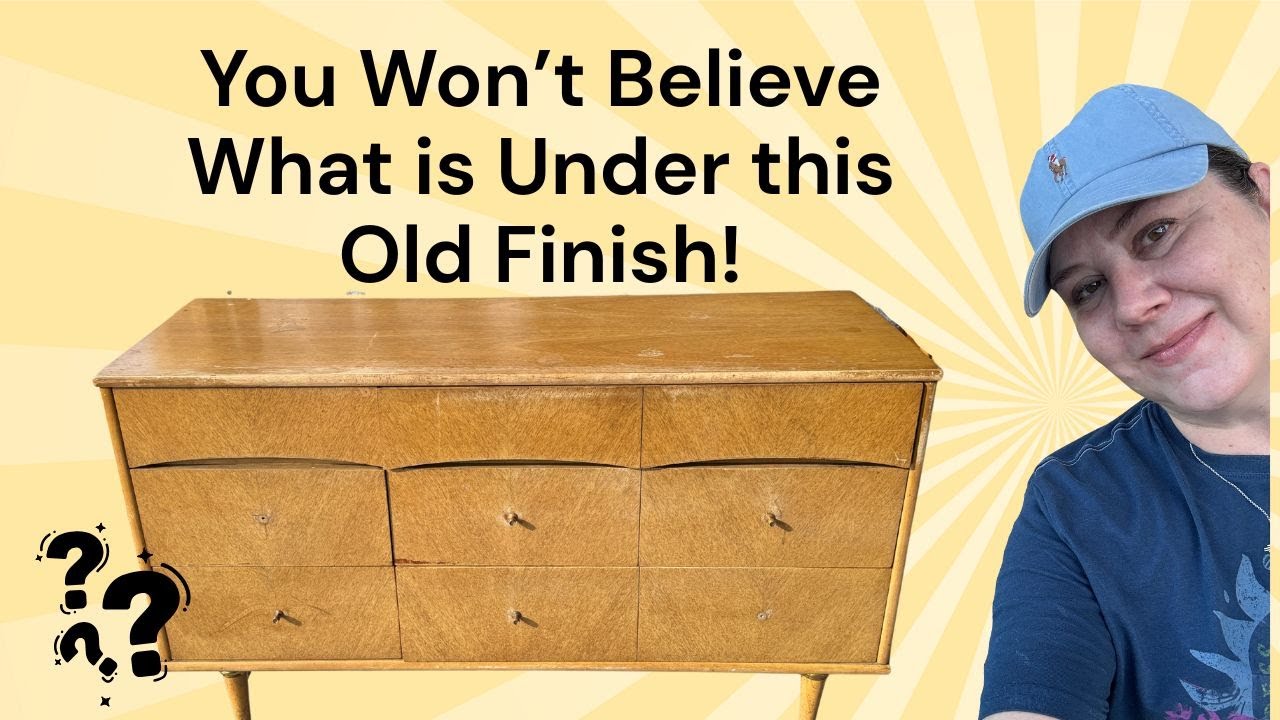 I stripped a Kent Coffey and found something STUNNING! Furniture Design Series S1, Ep. 8