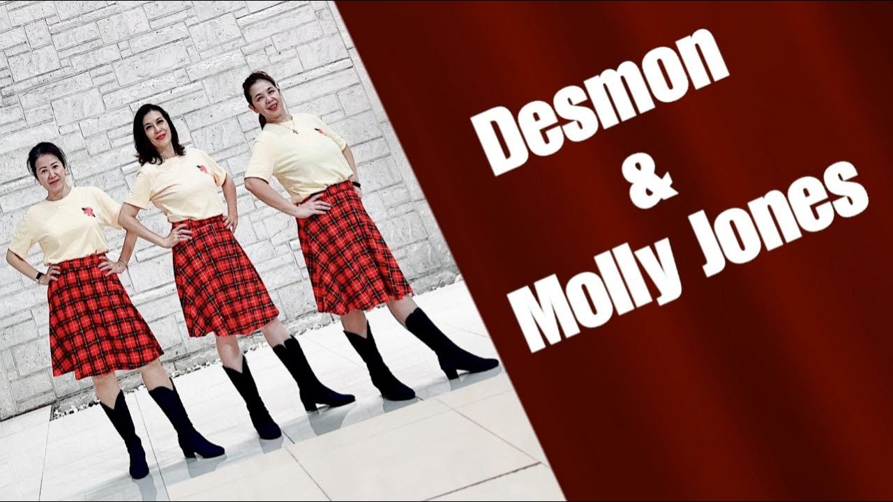Desmon & Molly Jones Line Dance (demo & count)