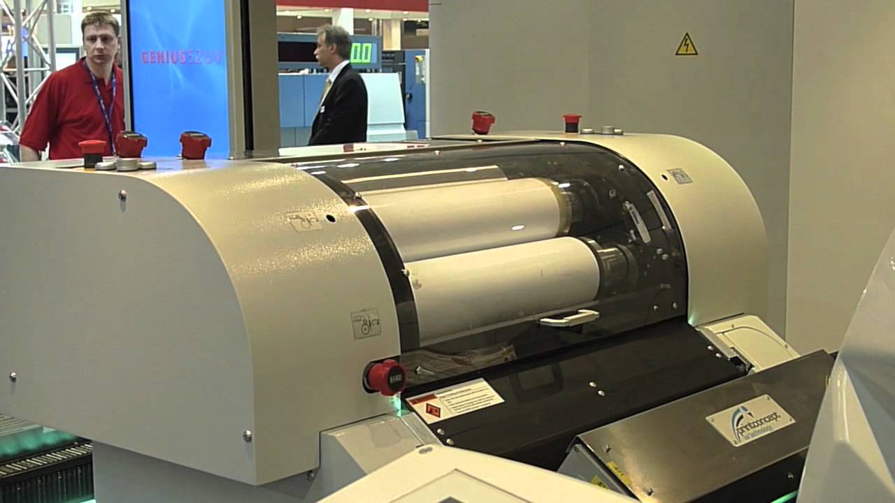 Lenticular sheets printed on a KBA Genius 52 UV