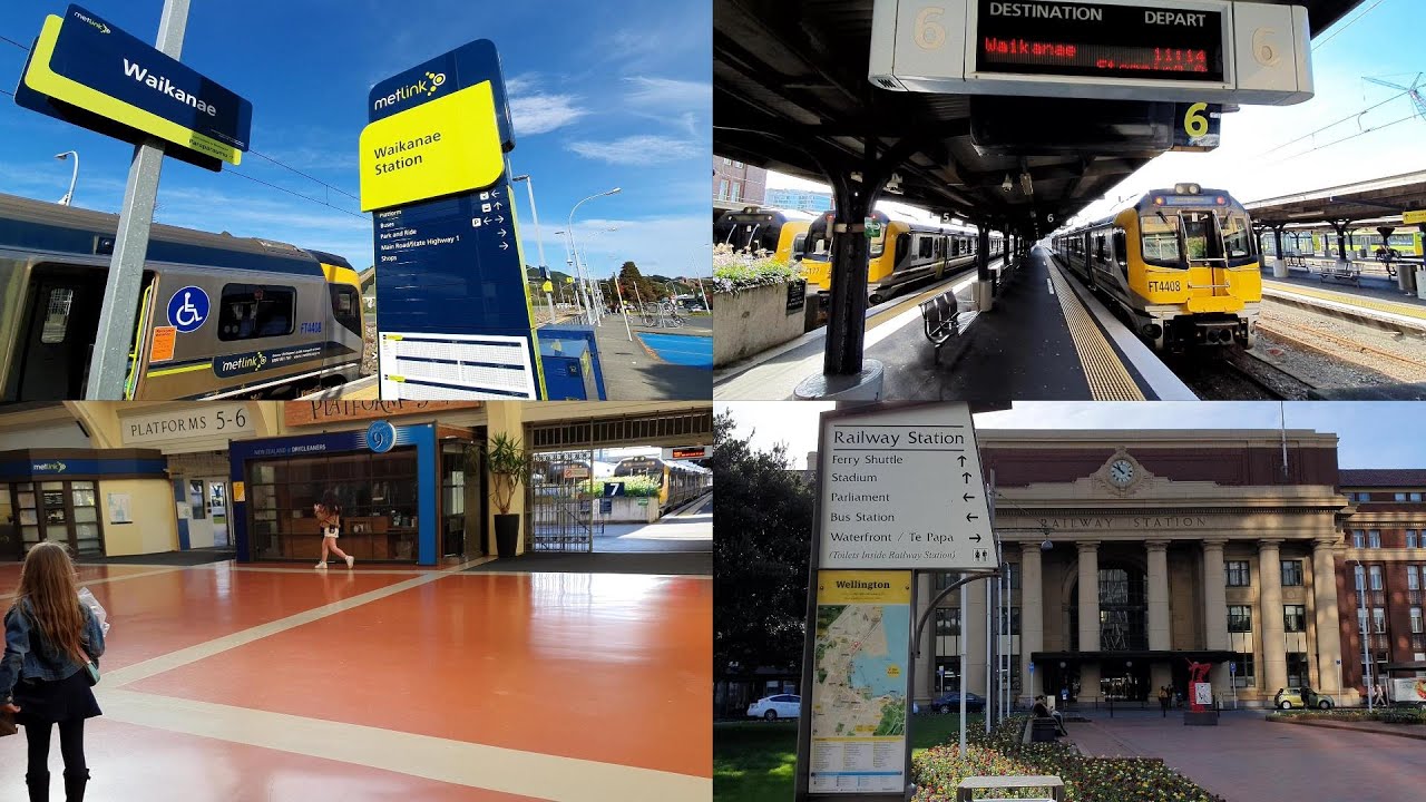 May 23, 2020 Metlink Free Train Trip. Wellington - Waikanae return (4K). Kapiti Line.