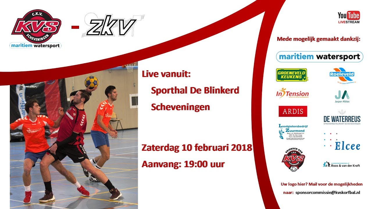 LIVE STREAM | KVS/Maritiem 1 - ZKV 1 | 10-02-2018