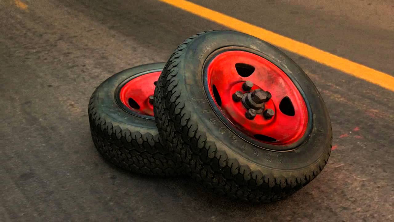 Blender: Rendering a Semi Realistic Wheel - Tutorial Result