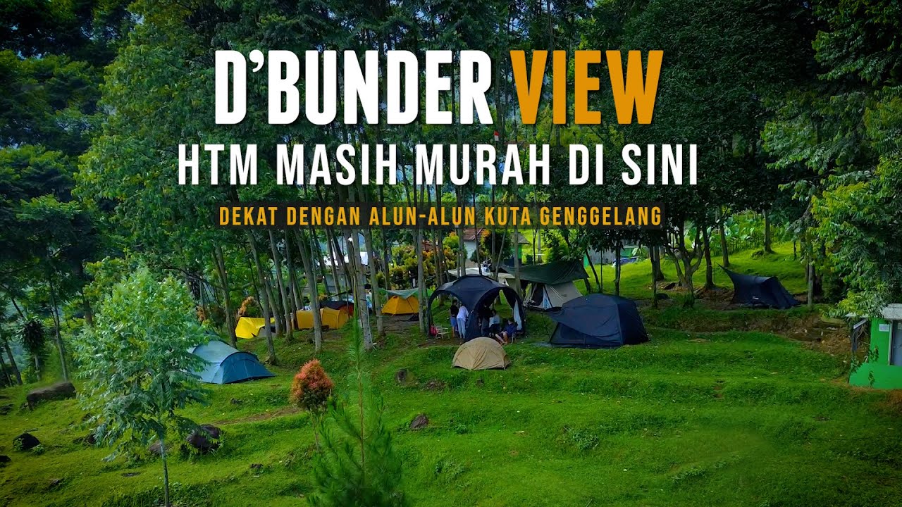 HTM MASIH MURAH ‼️CAMPING DI D’BUNDER VIEW – PAMIJAHAN, BOGOR II GELAR TENDA