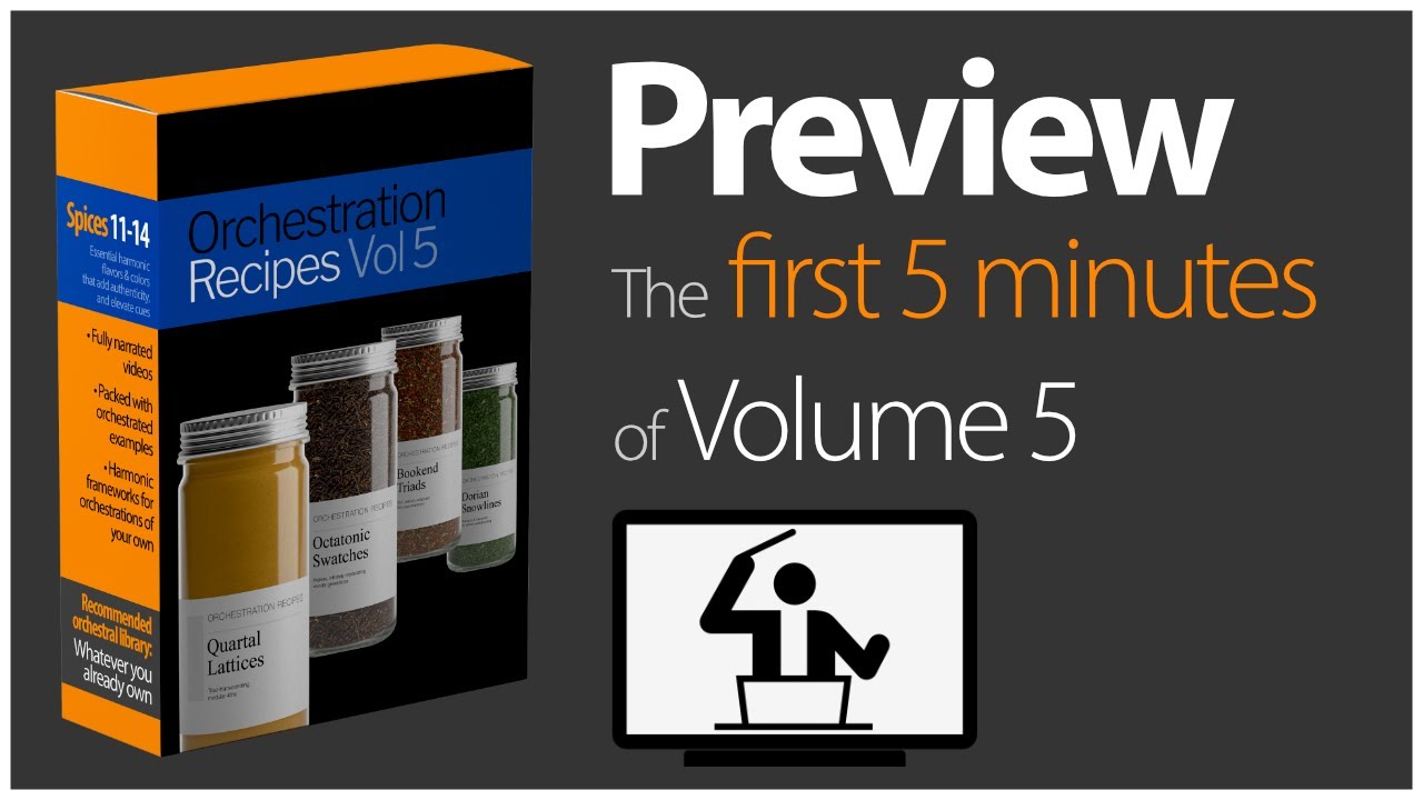 Preview: First 5 minutes of Orchestration Recipes 5