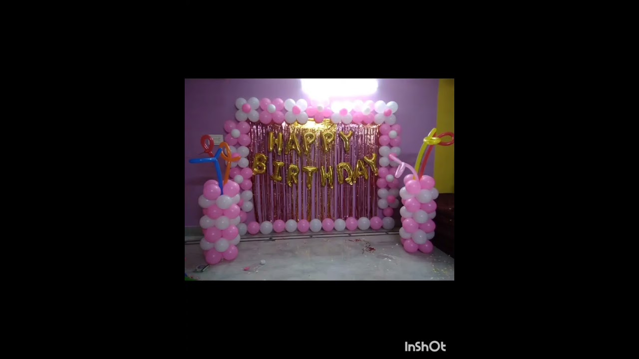 Beautiful Balloons Decoration 🎈🎈🎉❤️