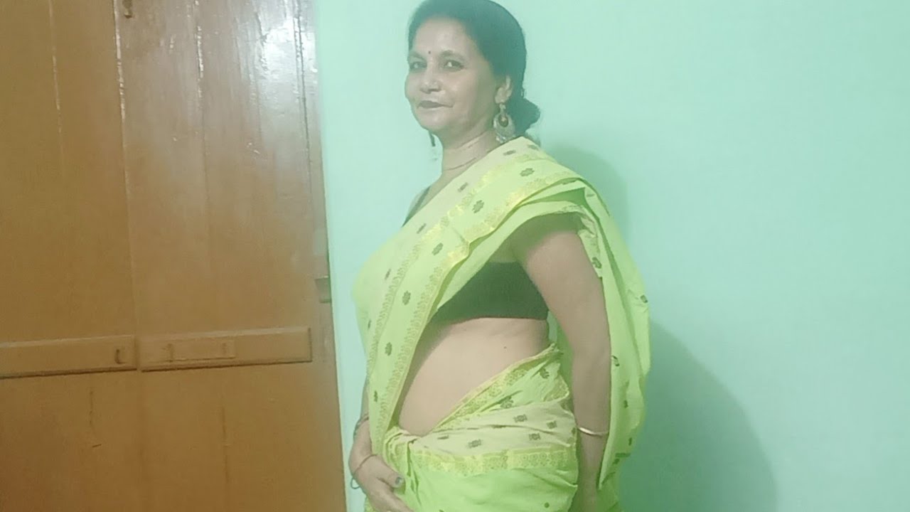Green colour saree draping#Goodnight#please subscribe my channel ♥️♥️♥️