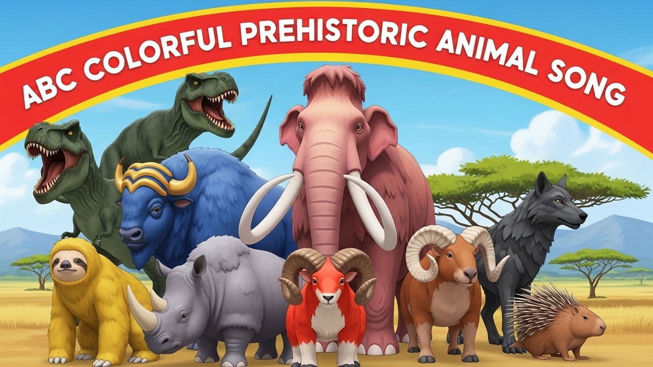 Halloween Safari ABC Song 0110 | ABCs & Colors Learning Song For Kids | Fun Learning for Kids! 🎃🦁