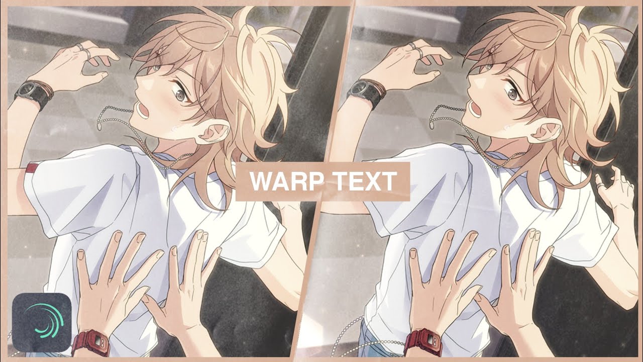 warp text tutorial (paid) / alight motion