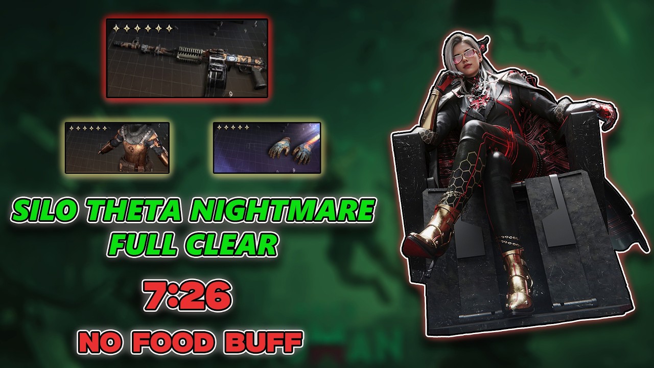 KVD BOOMBOOM SOLOING SILO THETA NIGHTMARE WITHOUT FOOD BUFFS! NEW KVD BUILD IN ONCE HUMAN #oncehuman