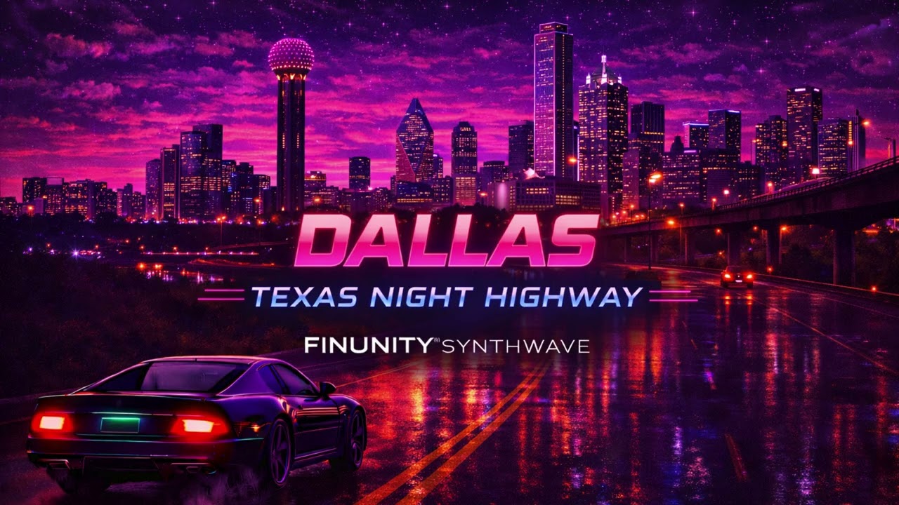 🌌 DALLAS – TEXAS NIGHT HIGHWAY | FINUNITY™ SYNTHWAVE #TEXASNIGHTHIGHWAY #DALLASNIGHTS