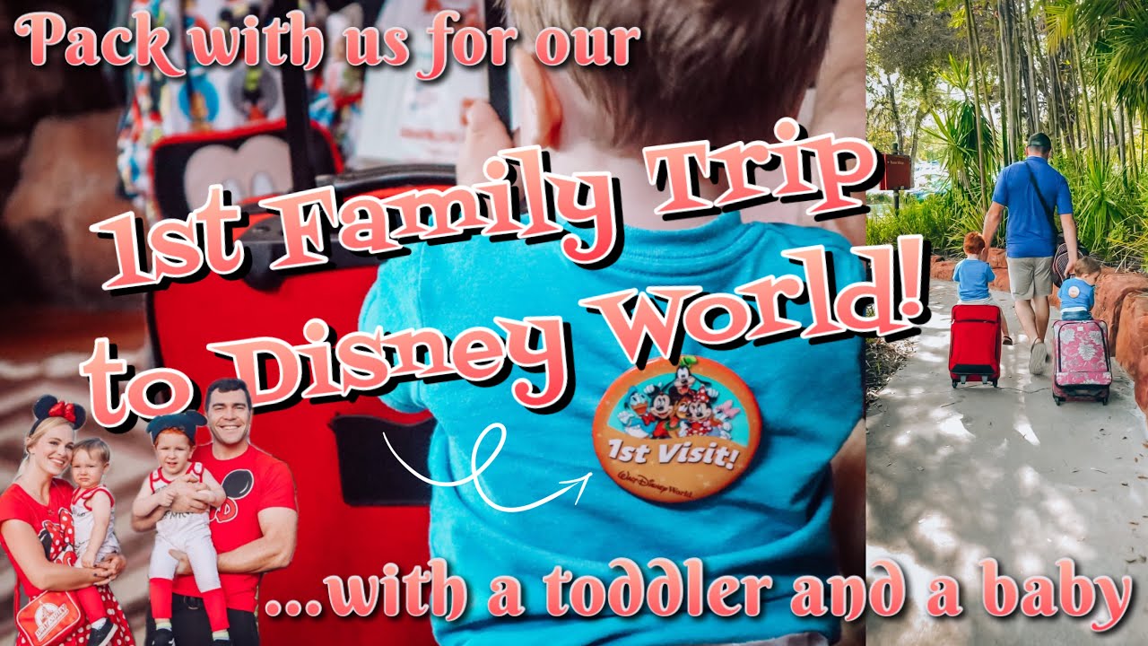Everything We Packed for Our 1st Family Trip to Disney World with a Toddler and a Baby!