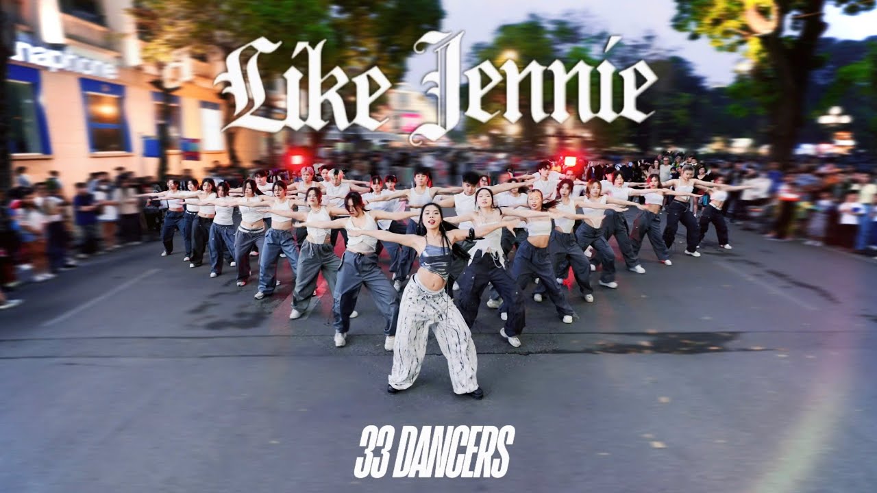 [KPOP IN PUBLIC | 33 DANCERS] LIKE JENNIE - JENNIE (제니) Stage ver | Dance Cover by Fiancée | Vietnam