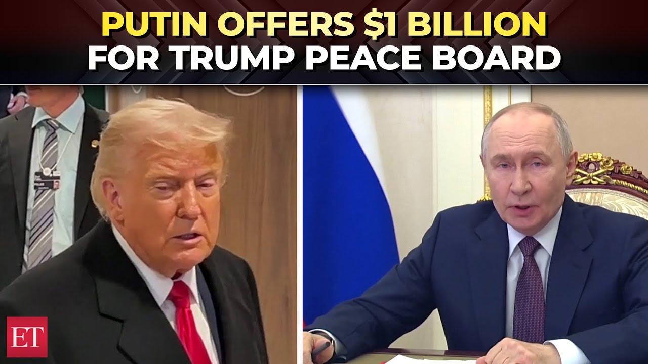 Russia ready to pay $1 billion from frozen assets: Putin on Trump’s ‘Board of Peace’ invite