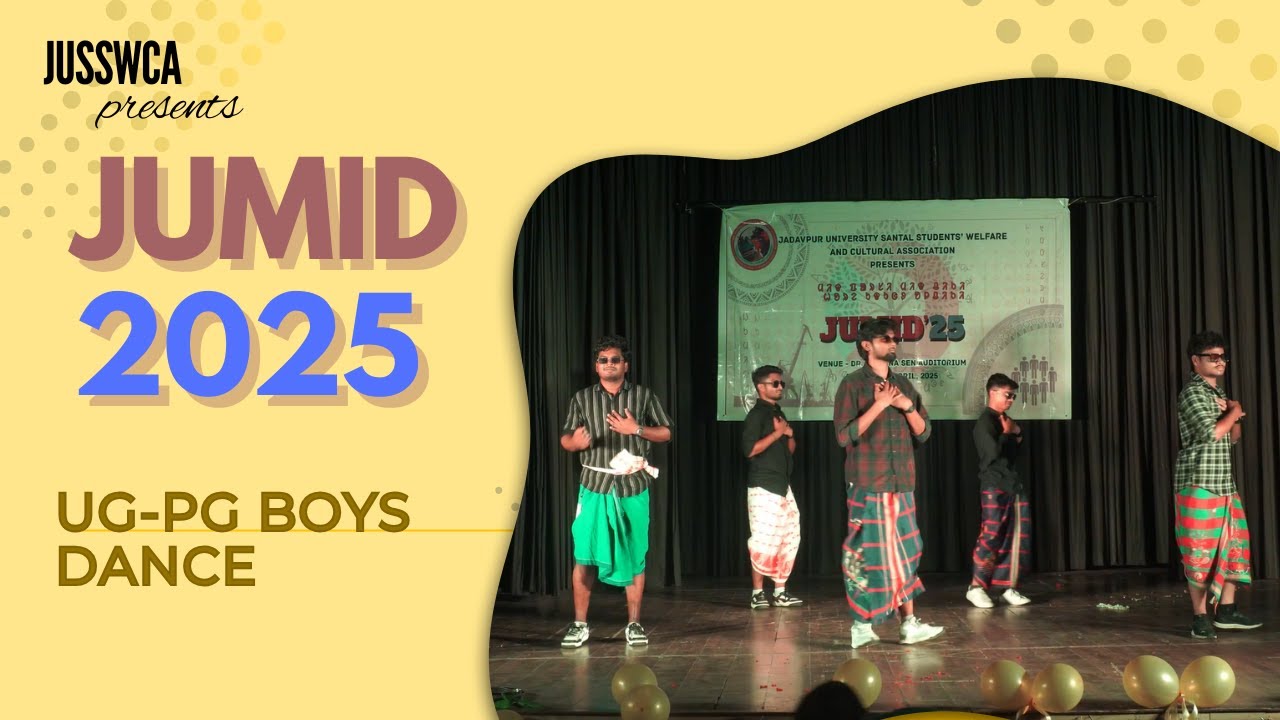 UG-PG Boys Dance | JUSSWCA presents JUMID 2025 | Jadavpur University
