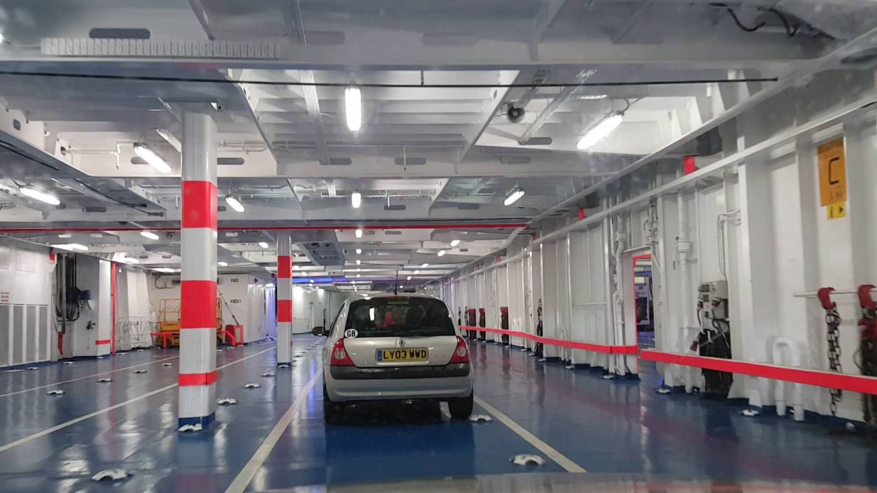 Boarding Brittany Ferries 'Pont-Aven'