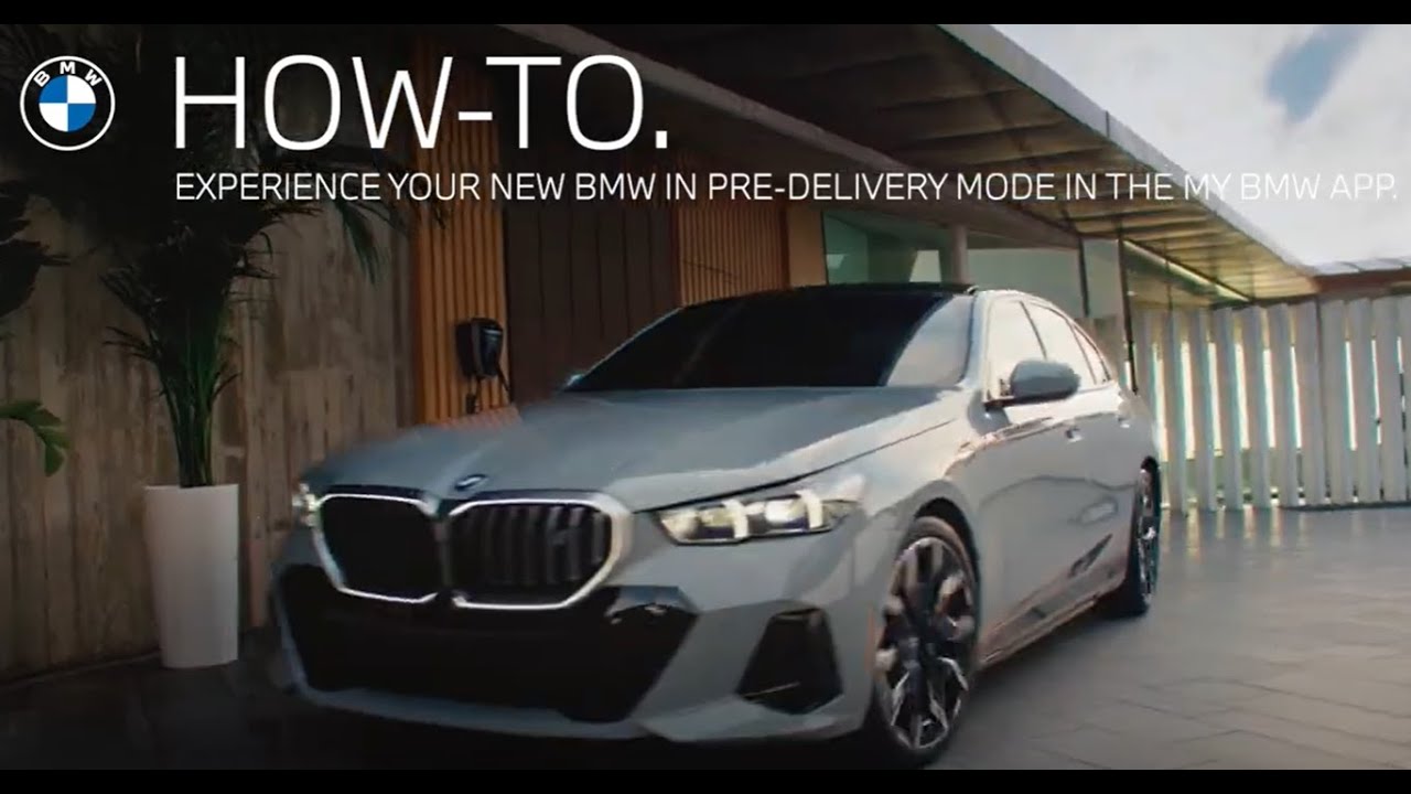 Испытайте свой новый BMW в режиме предварительной доставки в приложении My BMW | BMW How-To