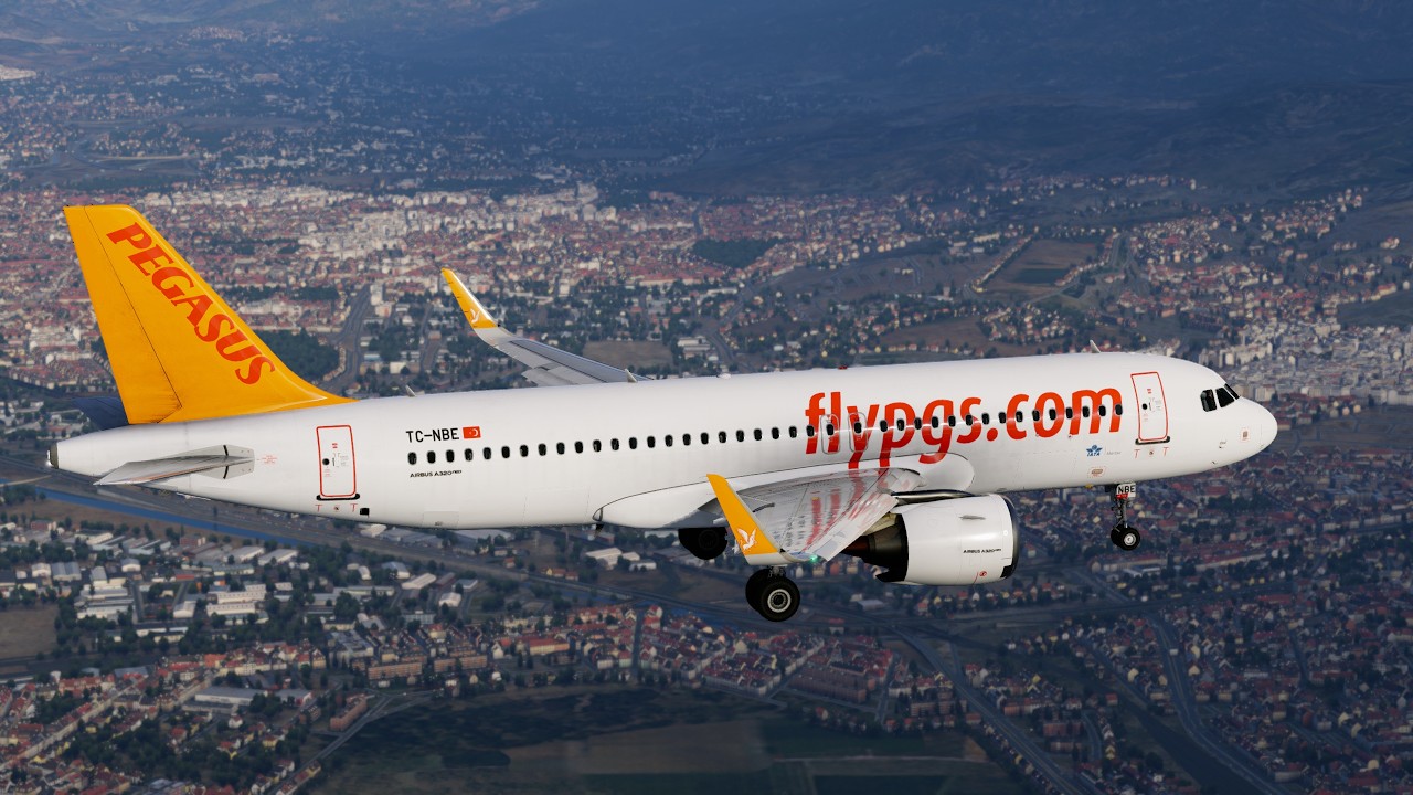 X-Plane 12 | Toliss A320neo | Pegasus Airlines PC2190 Ops | SAW - ADB - 3