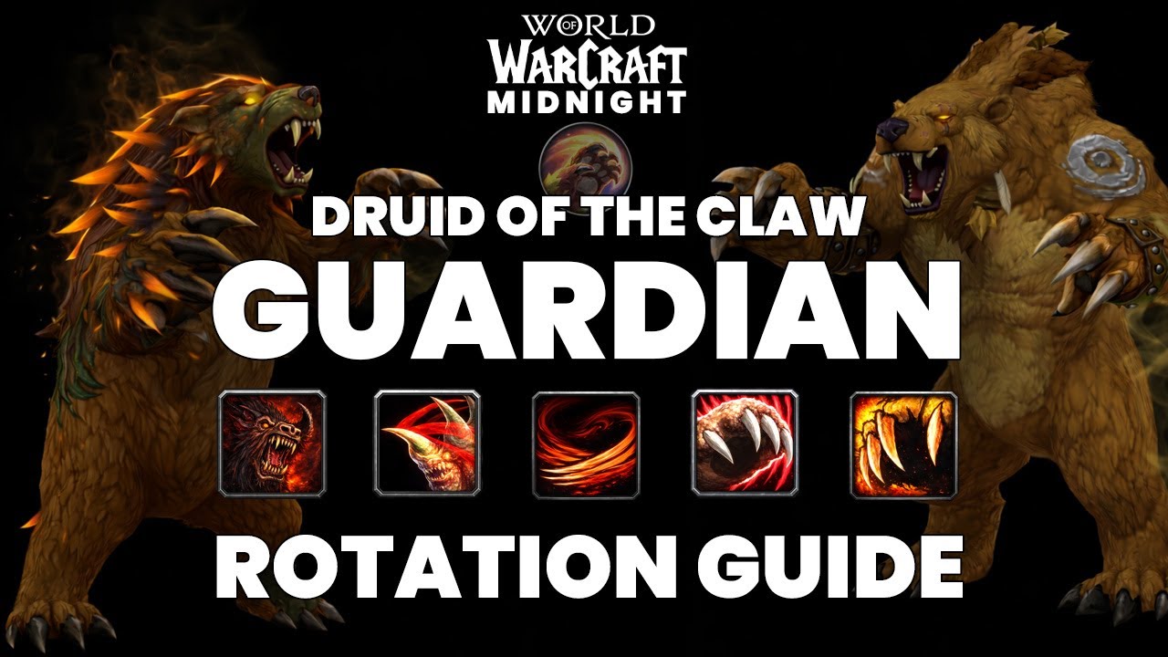 Rotation Guide to the Guardian, Druid of the Claw | Midnight