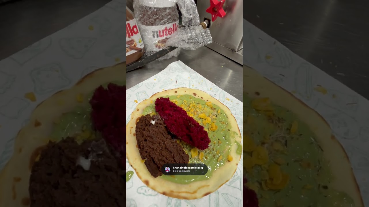 Kunafa Shawarma in Surat, #khanaindiaka #tasteofindia #dessert #tasteofindia #surat 