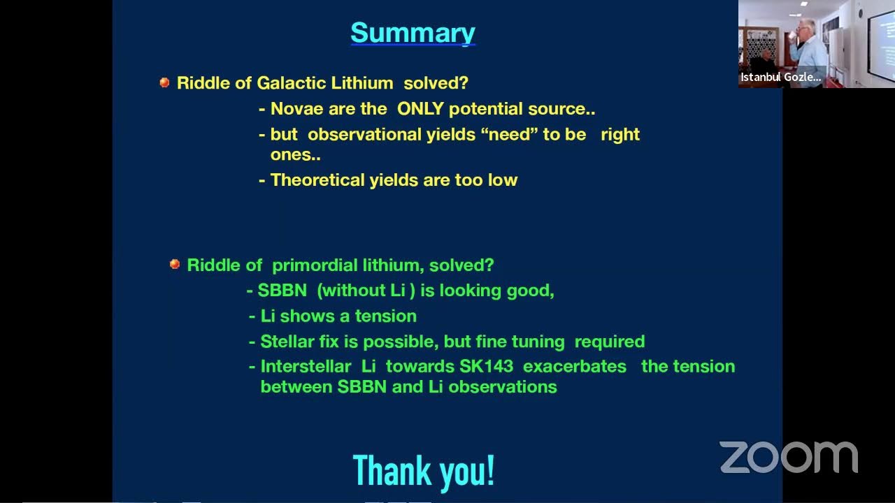 The Astronomical Origins of Lithium | Paolo Molaro