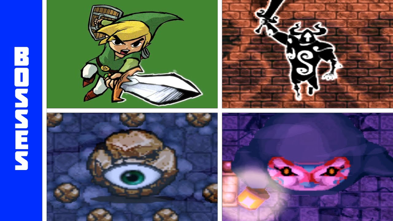 The Legend of Zelda Four Swords Adventures (NGC) - All Bosses