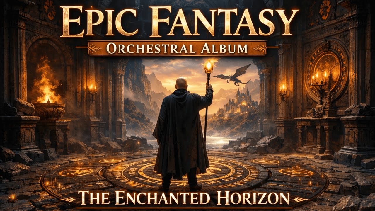 Epic Fantasy Orchestral Album | Cinematic Instrumental Music | The Enchanted Horizon