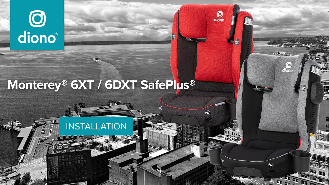 Monterey® 6XT / 6DXT SafePlus™ High-Back Booster Seat | Installation | 2024-Present