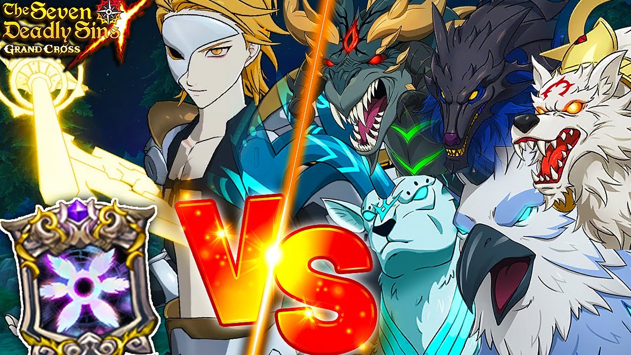SUN GOD-MODE!! FREYR HOLY RELIC VS ALL DEMONIC BEAST BATTLES! | Seven Deadly Sins: Grand Cross