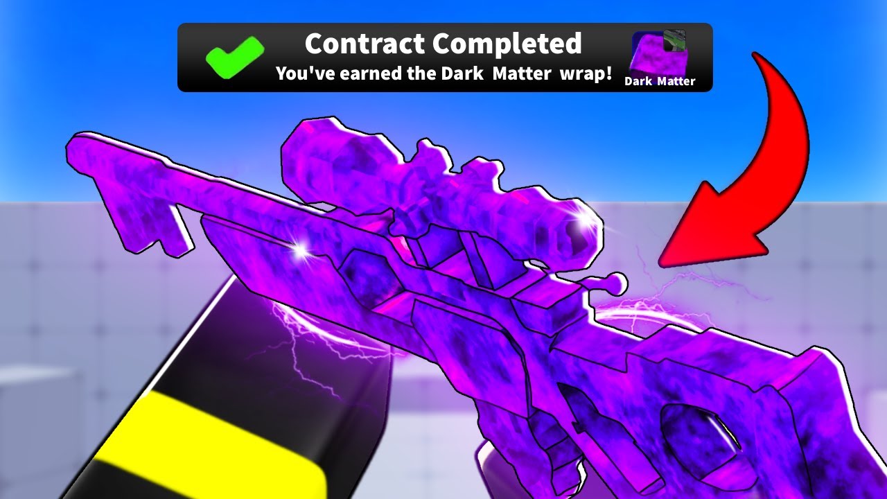 Я наконец-то разблокировал снайперскую винтовку DARK MATTER в Roblox Rivals.
