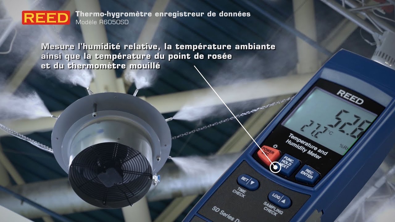 Affrontez l&rsquo;humidit&eacute; avec le thermo-hygrom&egrave;tre &agrave; enregistrement de donn&eacute;es R6050SD