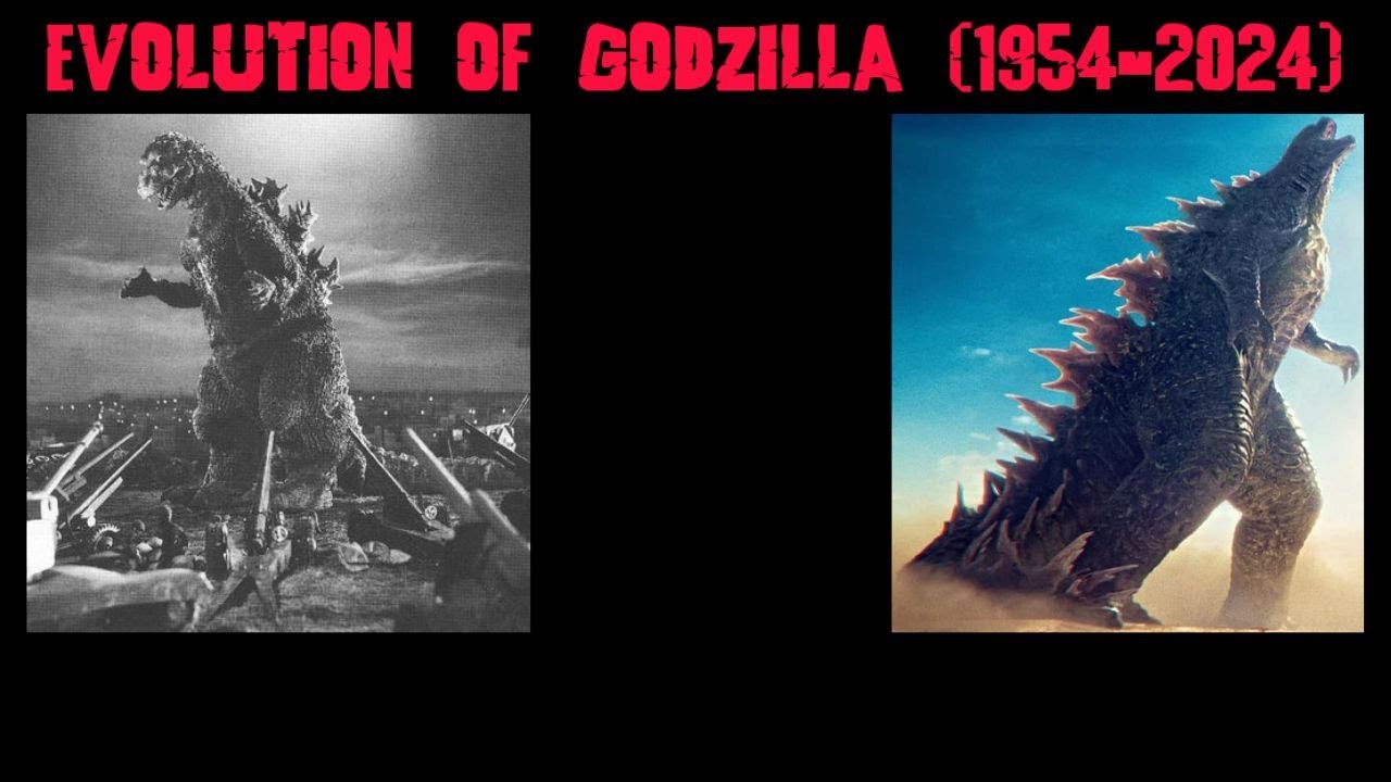 Evolution Of Godzilla (1954-2024)