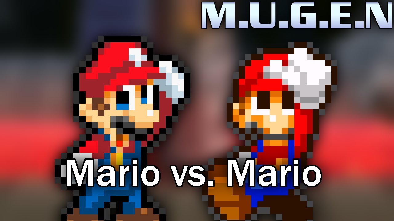 DXG705 Mugen: Mario (newer edit) vs. Mario (older edit)