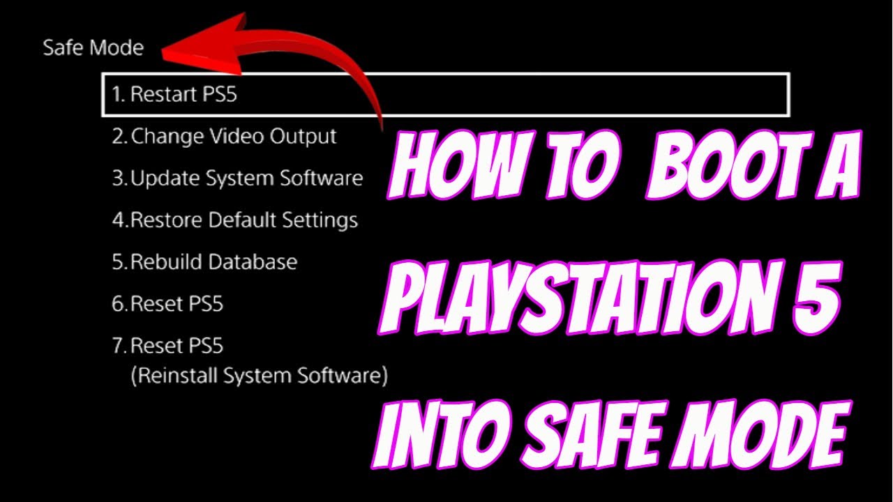 Ps5 Safe Mode