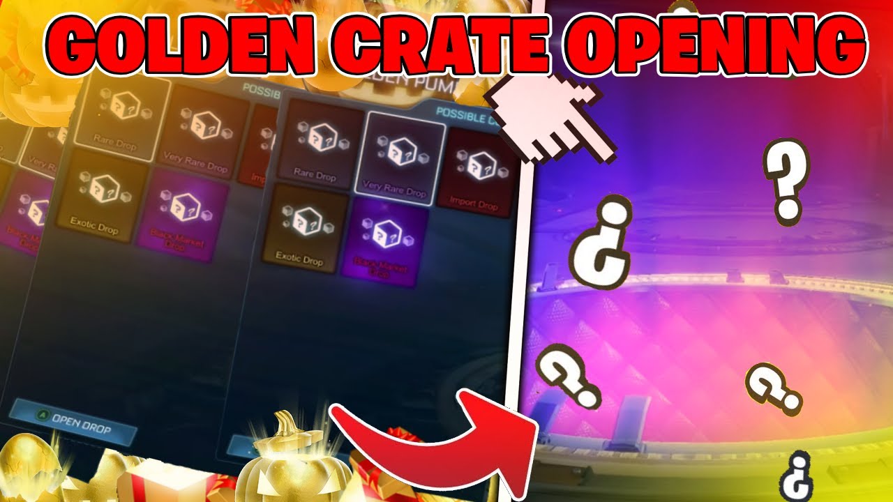 OPENING Golden Pumpkin 20/19 Golden Egg 20 Golden Lantern IN ROCKET LEAGUE INSANE LUCK OMG!!!!!!