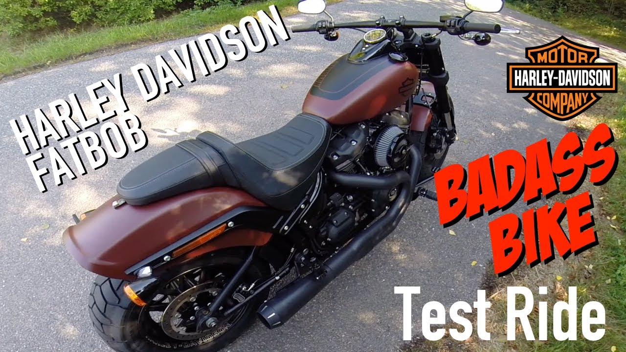 Harley Davidson Fat Bob 114 Test Ride BadAss Bike!