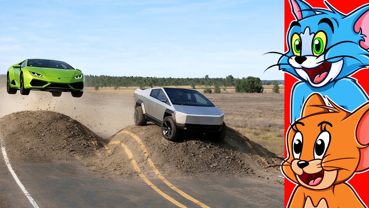Cars vs Huge Bulges on The Road in BeamNG Drive!