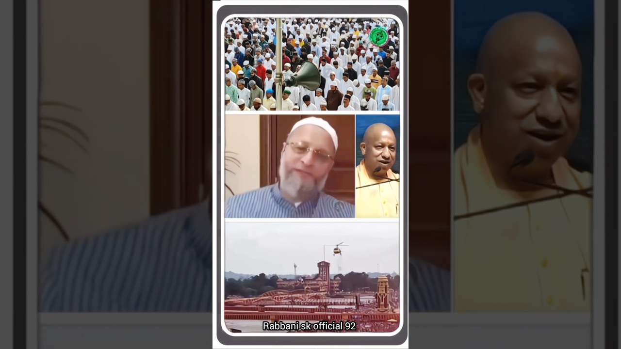 Asaduddin Owaisi Sahab Best reply to Yogi Adityanath 🤬🤬🤲 I want to read Namaz #asaduddinowaisi #s...