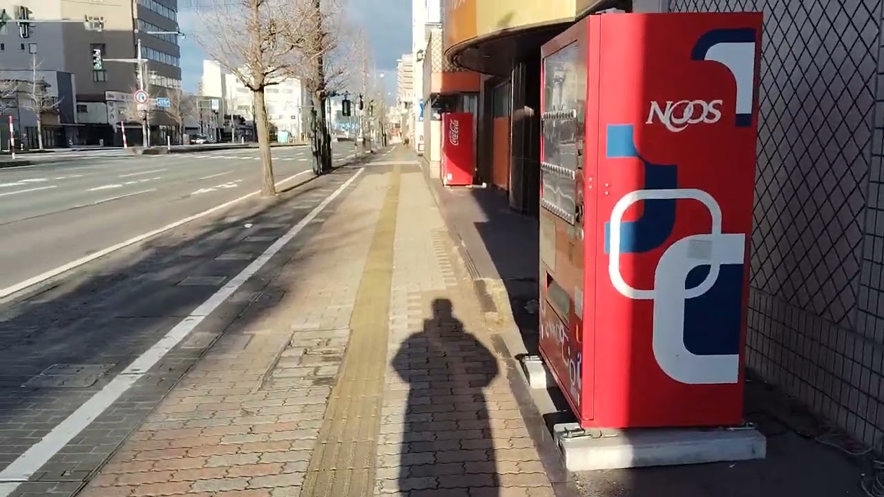 竿燈大通りから少し歩きました