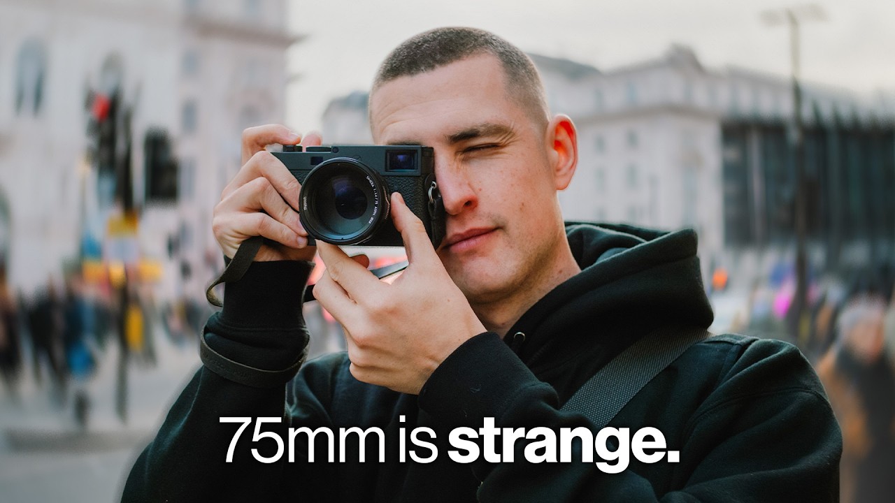 Мне некомфортно заниматься уличной фотографией с использованием объектива 75 мм.